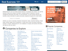 Tablet Screenshot of bestbusiness101.com